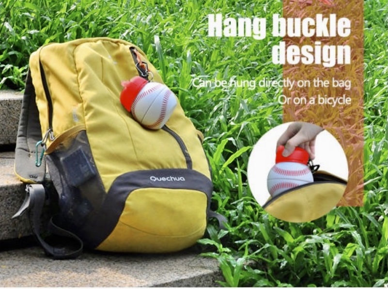 Collapsible Water Bottle | Cute Water Bottle | Foldable Trendy Water Bottle | Baseball Edition | - Image 12