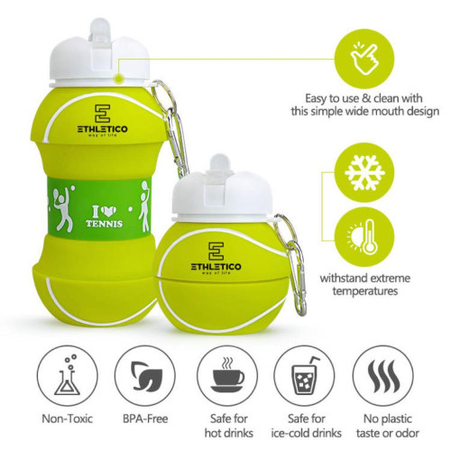 silicon water bottle details